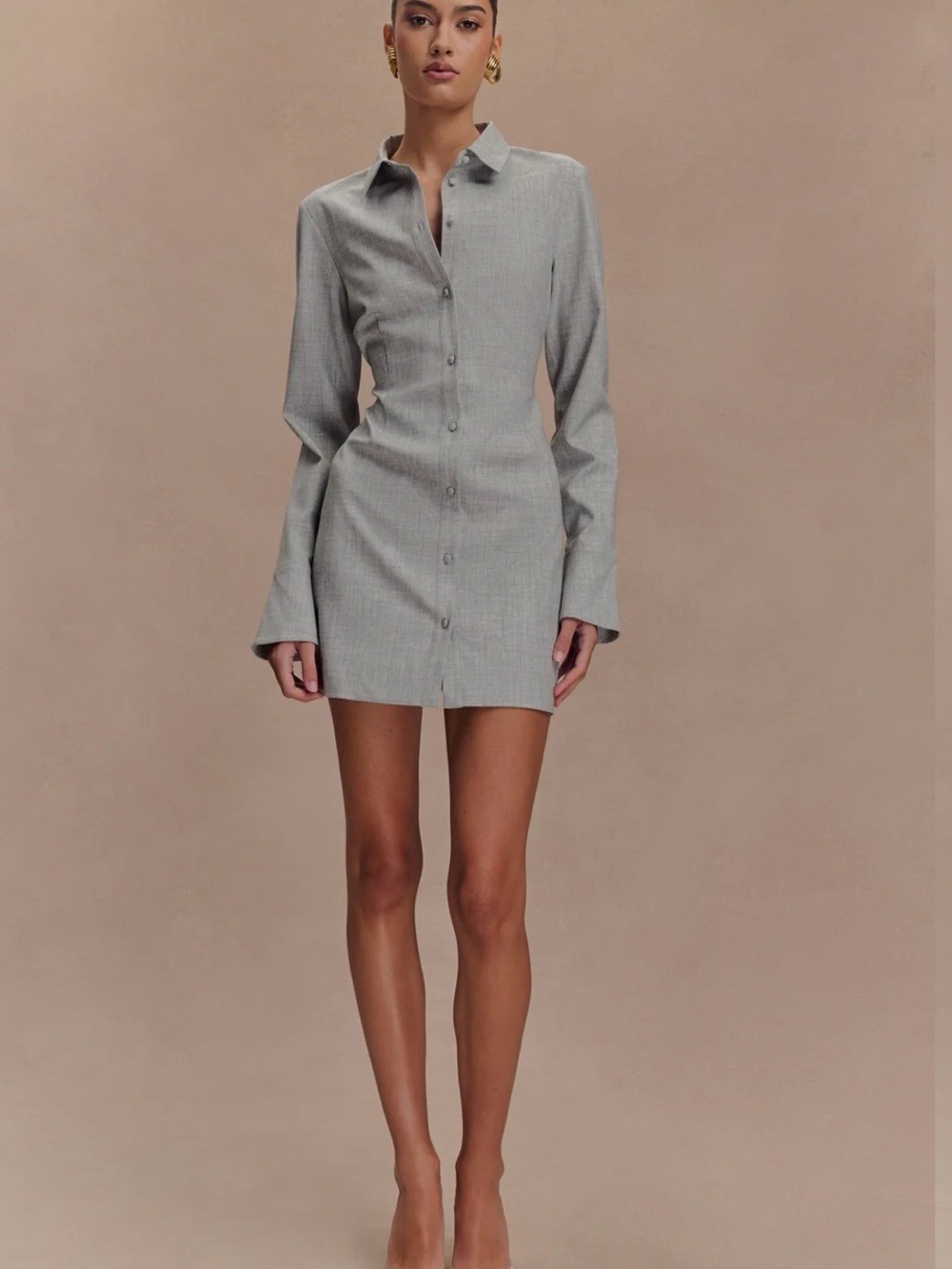 Meshki Dorian Fitted Mini Dress - New with Tags